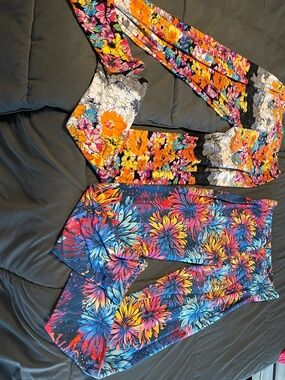 2 pairs of sweetlegs leggings plus size